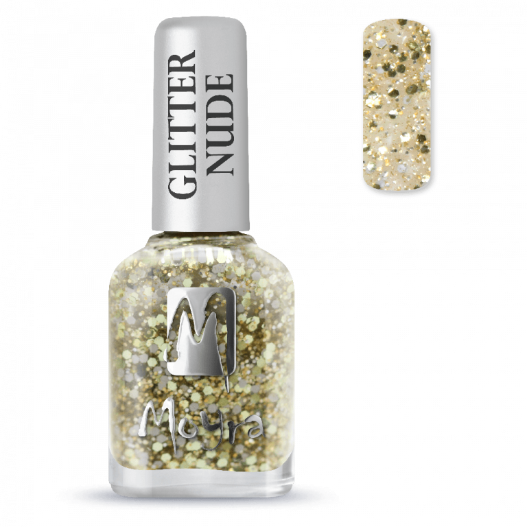 Nagellack GLITTER NUDE 12ml Nr. 393 gold Nagellack GLITTER NUDE 12ml Nr. 393 gold