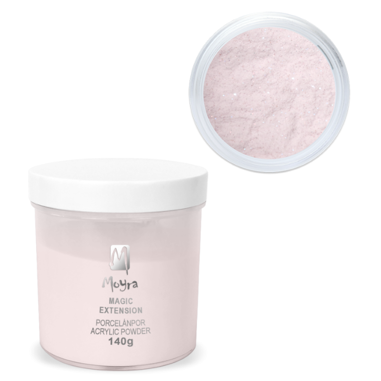 Dieses Acrylpulver garantiert eine perfekte Haftung, keine Vergilbung und ist stark und flexibel zugleich. Acryl Powder magic extension 140g