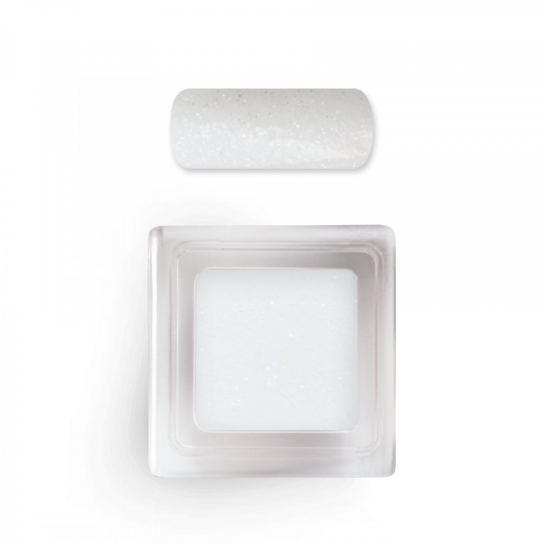 Farb Acryl SPARKLING White Nr. 115 - Extra fein gemahlenes, hochpigmentiertes Acrylpulver in einer ungewöhnlich großen Farbauswahl mit vielen Effekten. Unser Farb-Acryl ist sowohl für die Naturnagelverstärkung, als auch für die künstliche Nagelverlängerun