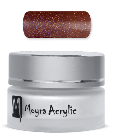 Colour Acryl Powder SPARKLING Choco Brown12g Nr. 17