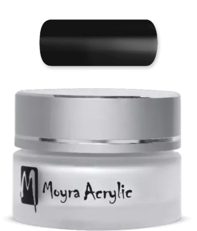 Colour Acryl Powder MATTE Black12g Nr. 20 Colour Acryl Powder MATTE Black12g Nr. 20