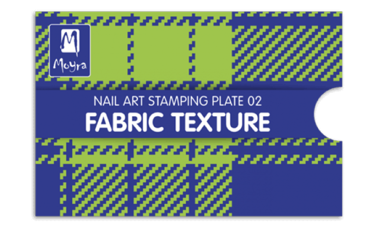 Moyra Stamping Schablone - Fabric Texture Nr.2 Moyra Stamping Schablone - Fabric Texture Nr.2