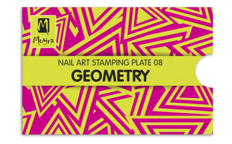 Moyra Stamping Schablone - Geometry Nr.8 Moyra Stamping Schablone - Geometry Nr.8
