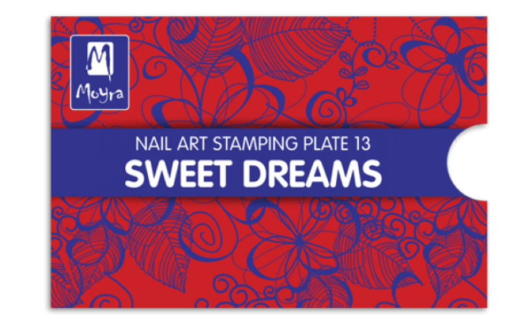 Moyra Stamping Schablone - Sweet Dreams Nr.13 Moyra Stamping Schablone - Sweet Dreams Nr.13