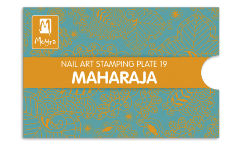 Moyra Stamping Schablone - Maharaja Nr.19