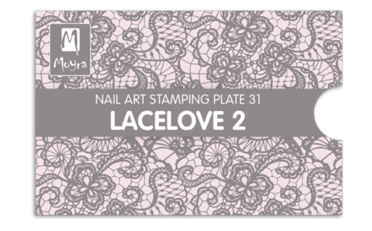 Moyra Stamping Schablone - Lacelove II Nr.31