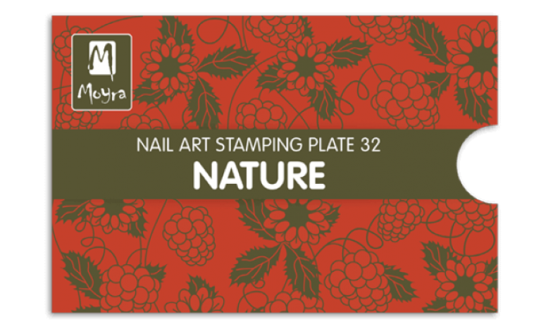 Moyra Stamping Schablone - Nature Nr.32