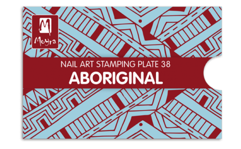 Moyra Stamping Schablone - Aboriginal Nr.38