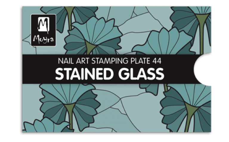 Moyra Stamping Schablone - Stained Glass Nr.44