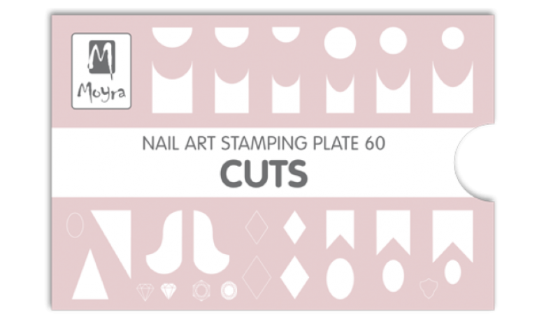 Moyra Stamping Schablone - Cuts Nr.60