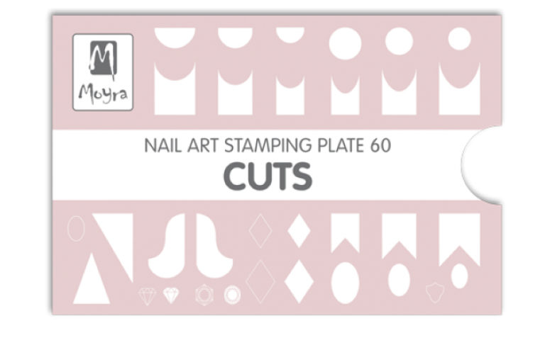 Moyra Stamping Schablone - Cuts Nr.60 Moyra Stamping Schablone - Cuts Nr.60