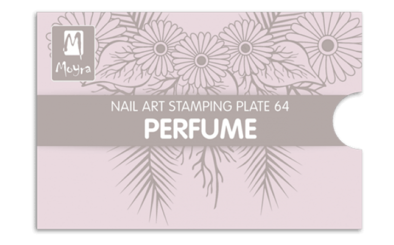 Moyra Stamping Schablone - Perfume Nr.64