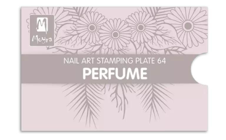 Moyra Stamping Schablone - Perfume Nr.64 Moyra Stamping Schablone - Perfume Nr.64