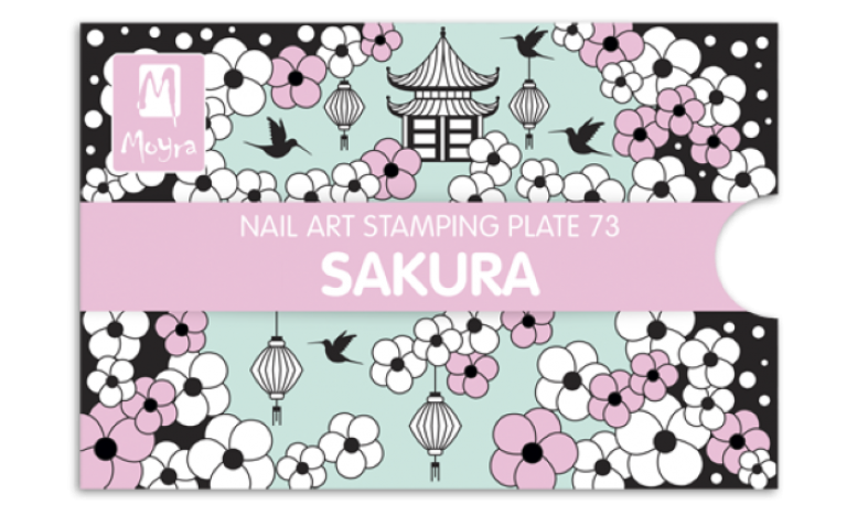 Moyra Stamping Schablone - Sakura-Nippon Nr.73