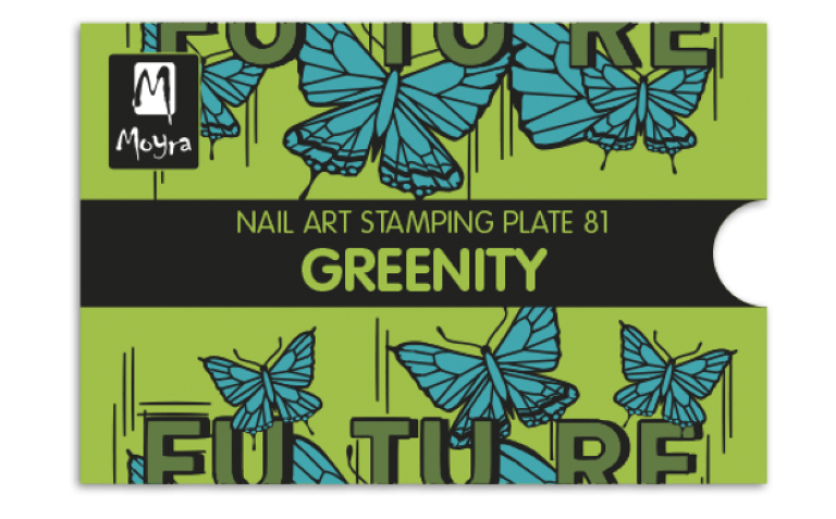 Moyra Stamping Schablone - Greenity Nr.81