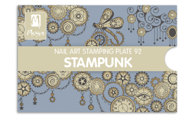 Moyra Stamping Schablone - Stampunk Nr.92 Moyra Stamping Schablone - Stampunk Nr.92