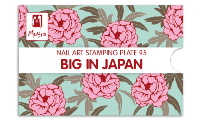 Moyra Stamping Schablone - Big in Japan Nr.95 Moyra Stamping Schablone - Big in Japan Nr.95