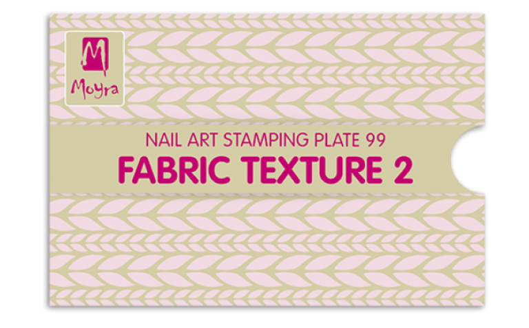 Moyra Stamping Schablone - Fabric Texture 2 Nr.99