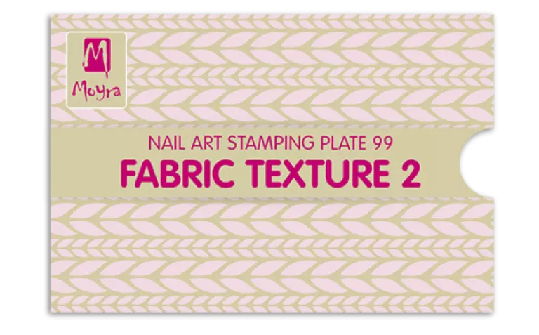 Moyra Stamping Schablone - Fabric Texture 2 Nr.99