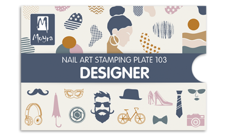 Moyra Stamping Schablone - Designer Nr.103 Moyra Stamping Schablone - Designer Nr.103