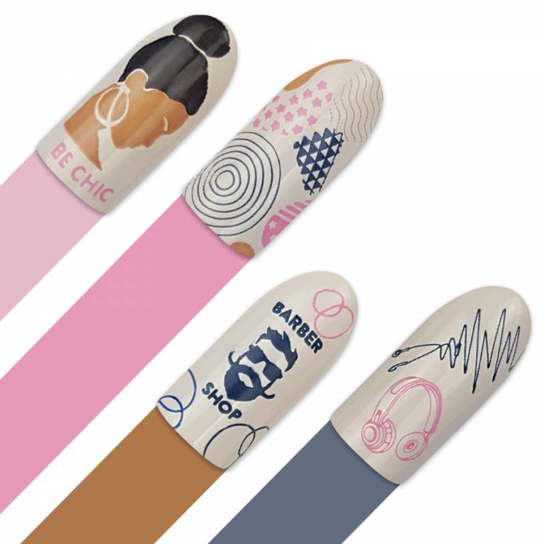 Moyra Stamping Schablone - Designer Nr.103 Moyra Stamping Schablone - Designer Nr.103