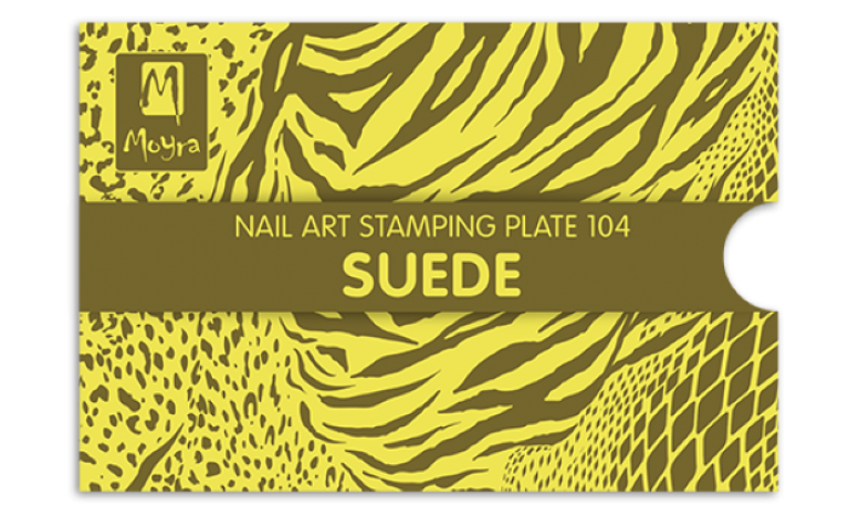 Moyra Stamping Schablone - Suede Nr.104 Moyra Stamping Schablone - Suede Nr.104