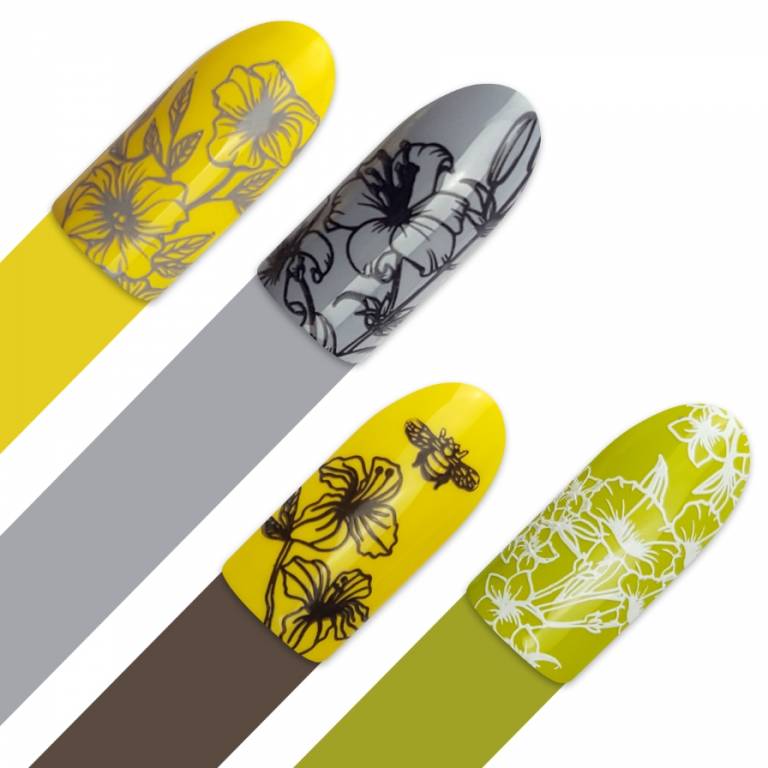 Moyra Stamping Schablone – Botanical Nr.107 Moyra Stamping Schablone – Botanical Nr.107