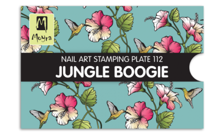 Moyra Stamping Schablone - Jungle Boogie Nr.112
