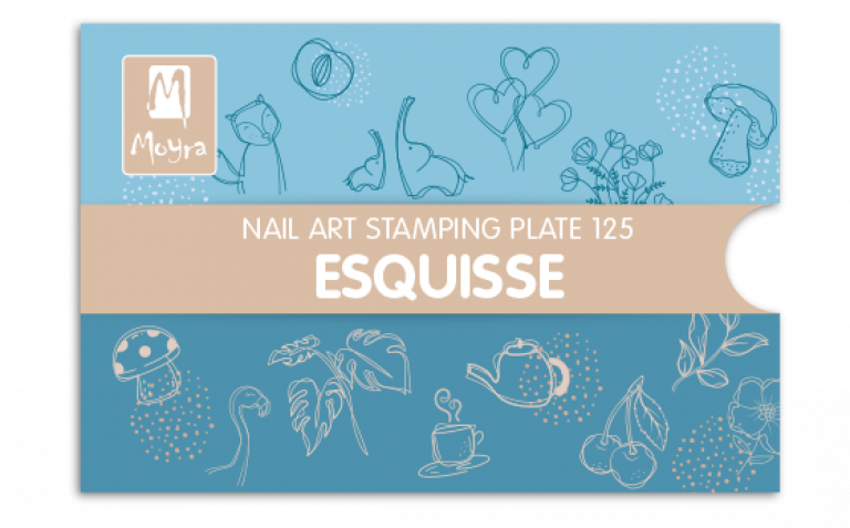 Moyra Stamping Schablone – Esquisse Nr.125 Moyra Stamping Schablone – Esquisse Nr.125