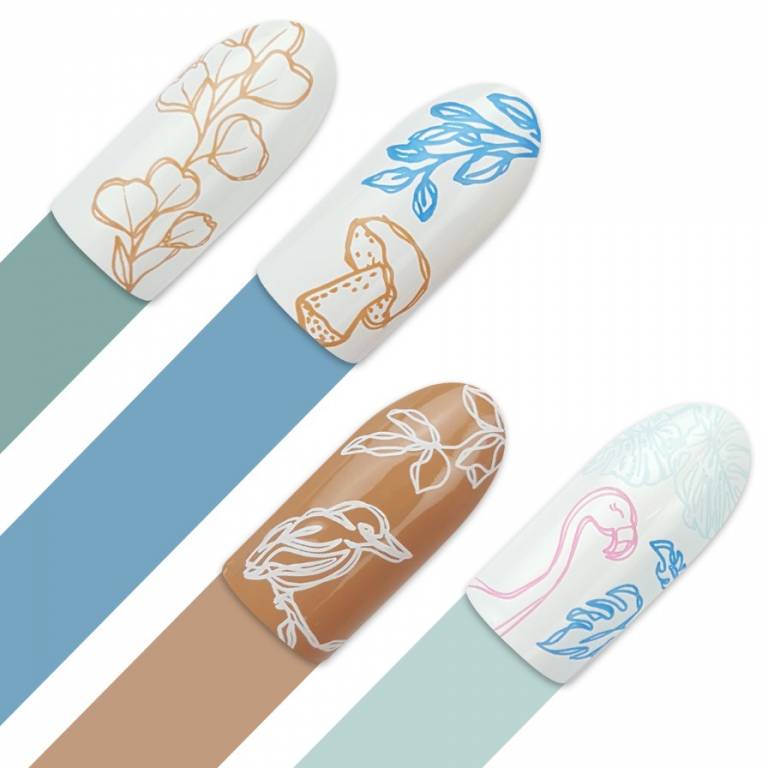 Moyra Stamping Schablone – Esquisse Nr.125 Moyra Stamping Schablone – Esquisse Nr.125