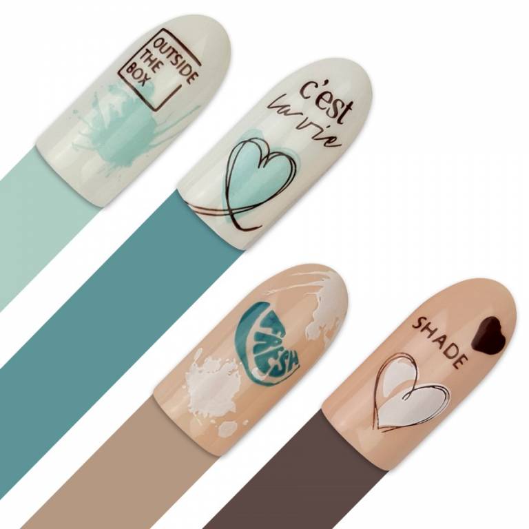 Moyra Stamping Schablone – Esquisse: Shade Nr.127 Moyra Stamping Schablone – Esquisse: Shade Nr.127