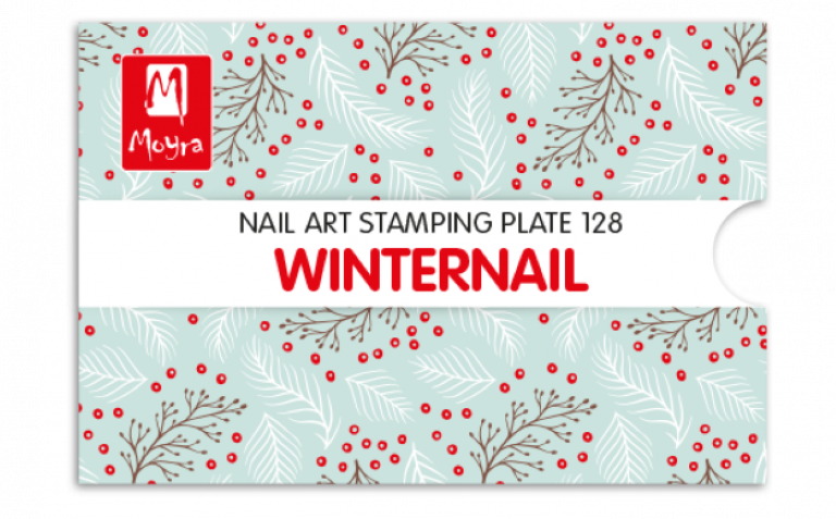 Moyra Stamping Schablone – Winternail Nr.128 Moyra Stamping Schablone – Winternail Nr.128