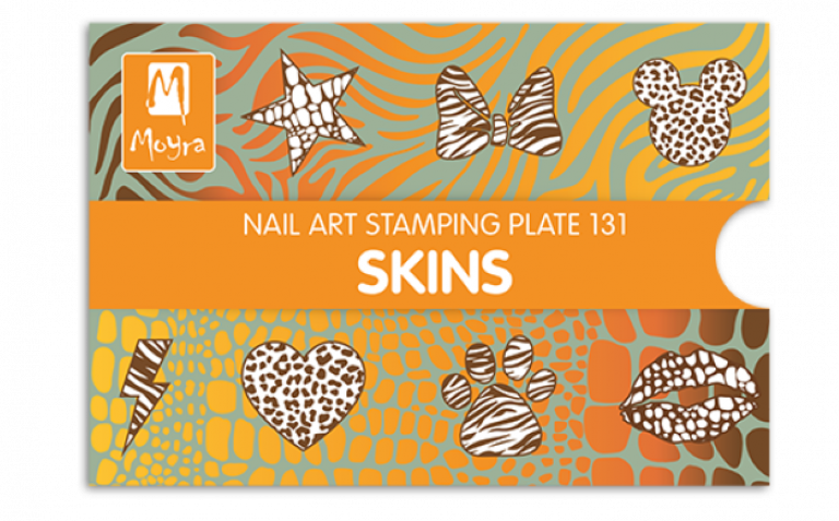 Moyra Stamping Schablone – Skins Nr.131