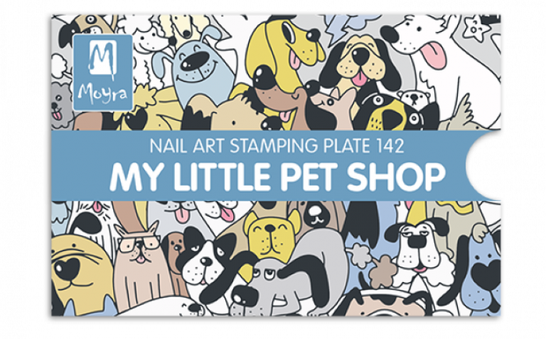 Moyra Stamping Schablone – My Little Pet Shop Nr.142
