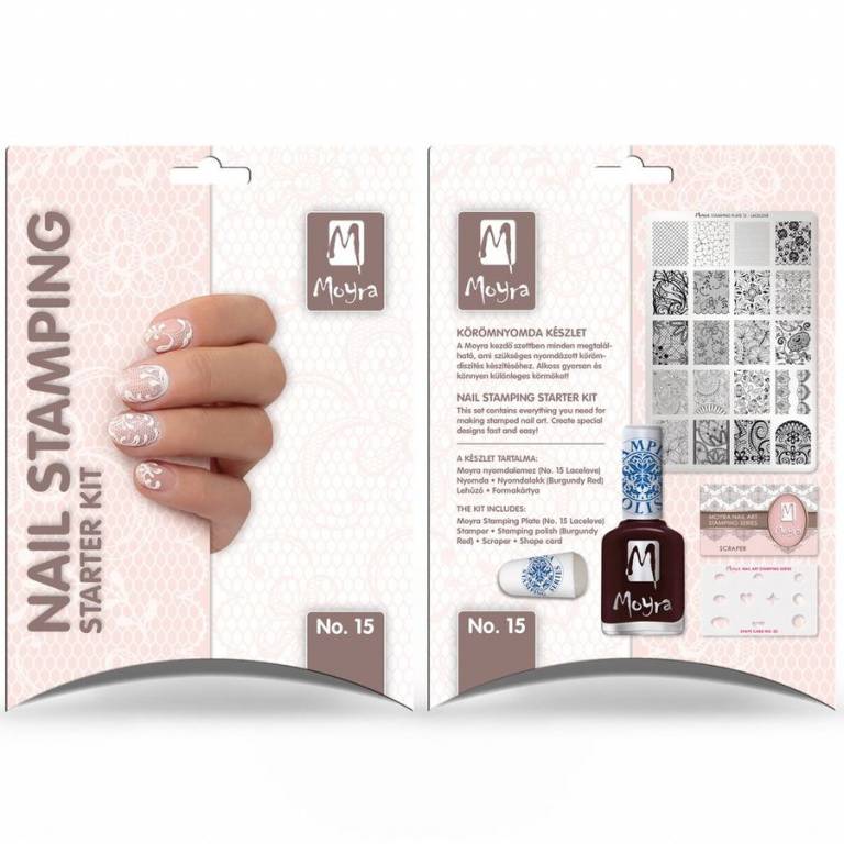 Moyra Stamping Starter Set Nr. 15 Moyra Stamping Starter Set Nr. 15