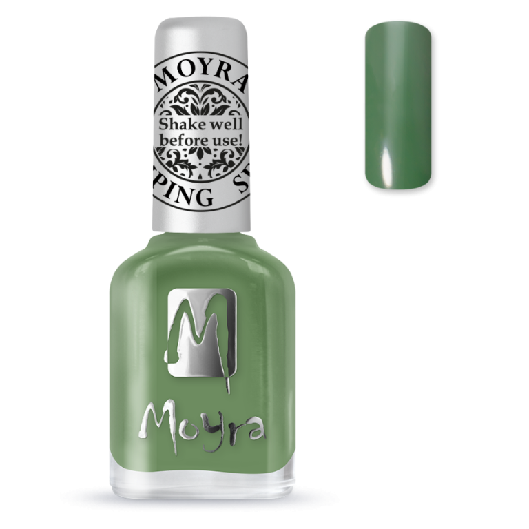 Stamping Nagellack Dark Green Nr. SP 14 - Stamping Lack speziell für die NailArt Stempeltechnik, einfache Anwendung, professionelle Endergebnisse.