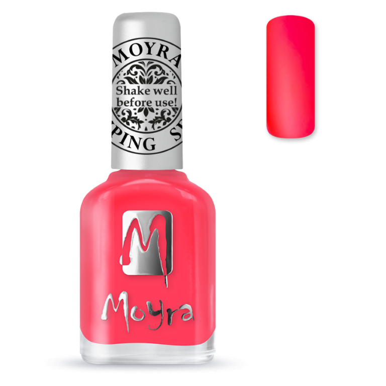Stamping Nagellack Neon Pink Nr. SP 20 - Stamping Lack speziell für die NailArt Stempeltechnik, einfache Anwendung, professionelle Endergebnisse.