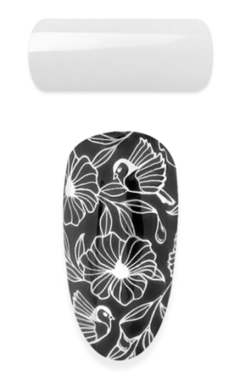 2in1 - Stamping & Painting Gel - Nr.01 - Weiß 2in1 - Stamping & Painting Gel - Nr.01 - Weiß