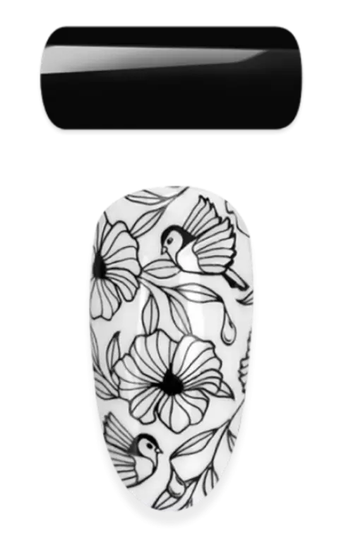 2in1 - Stamping & Painting Gel - Nr.07 - Schwarz 2in1 - Stamping & Painting Gel - Nr.07 - Schwarz