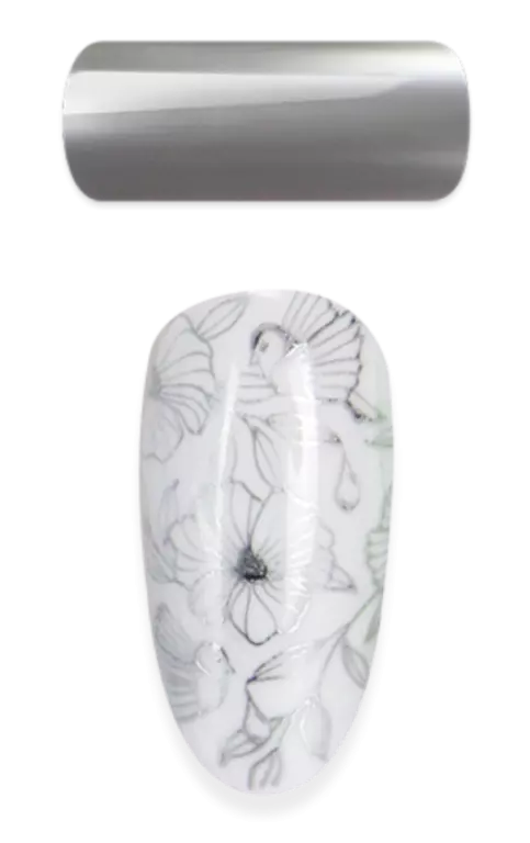 2in1 - Stamping & Painting Gel - Nr.08 - Chrom Silver 2in1 - Stamping & Painting Gel - Nr.08 - Chrom Silver