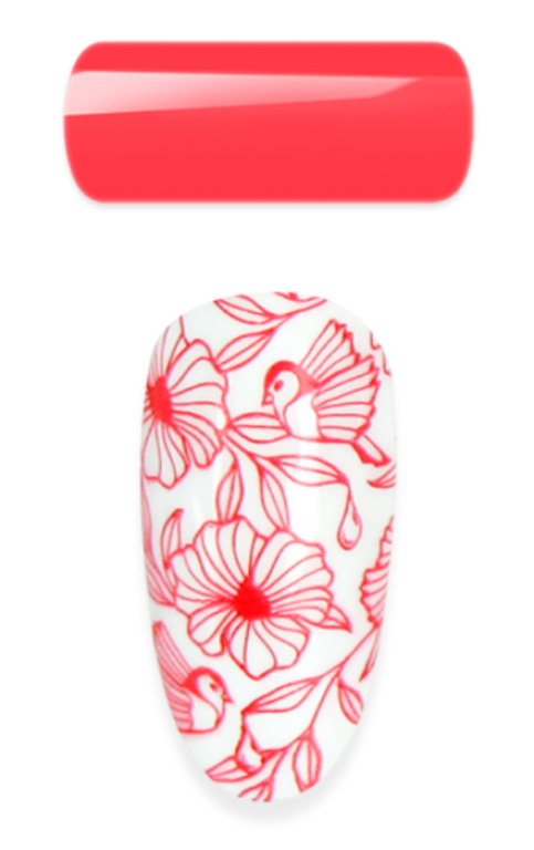 2in1 - Stamping & Painting Gel - Nr.12 - Vivid Red 2in1 - Stamping & Painting Gel - Nr.12 - Vivid Red
