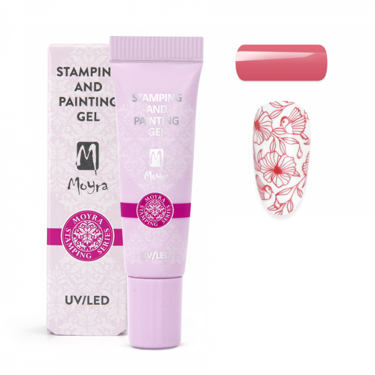 2 in 1 Stamping- & Painting Gel - Nr.14 - rose - hochpigmentiert, ohne Schwitzschicht 2 in 1 Stamping- & Painting Gel - Nr.14 - rose - hochpigmentiert, ohne Schwitzschicht