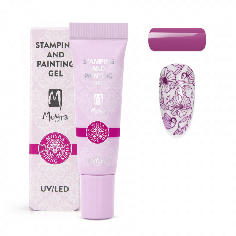 2 in 1 Stamping- & Painting Gel - Nr.15 - mauve - hochpigmentiert, ohne Schwitzschicht 2 in 1 Stamping- & Painting Gel - Nr.15 - mauve - hochpigmentiert, ohne Schwitzschicht