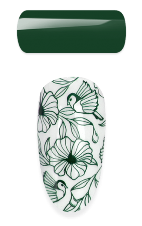 2in1 - Stamping & Painting Gel - Nr.18 - Dark Green 2in1 - Stamping & Painting Gel - Nr.18 - Dark Green