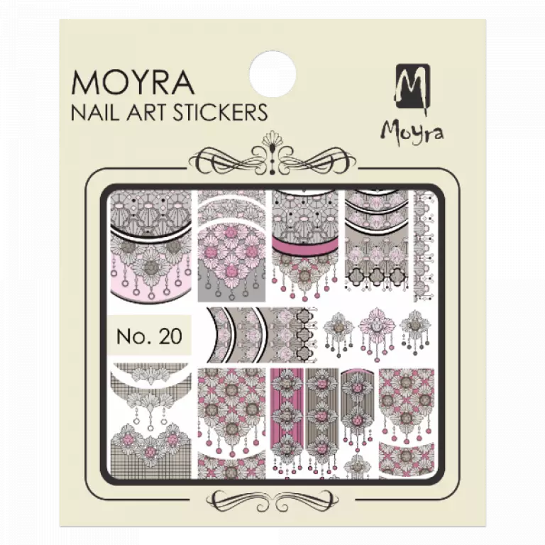 wasserlösliche Nail Art Sticker Nr. 20 wasserlösliche Nail Art Sticker Nr. 20
