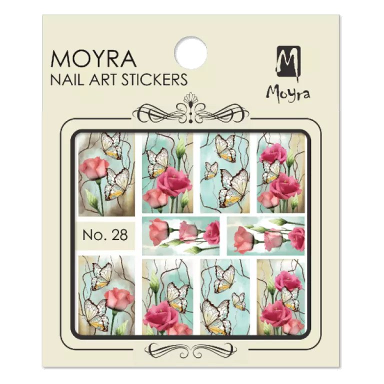 wasserlösliche Nail Art Sticker Nr. 28 wasserlösliche Nail Art Sticker Nr. 28