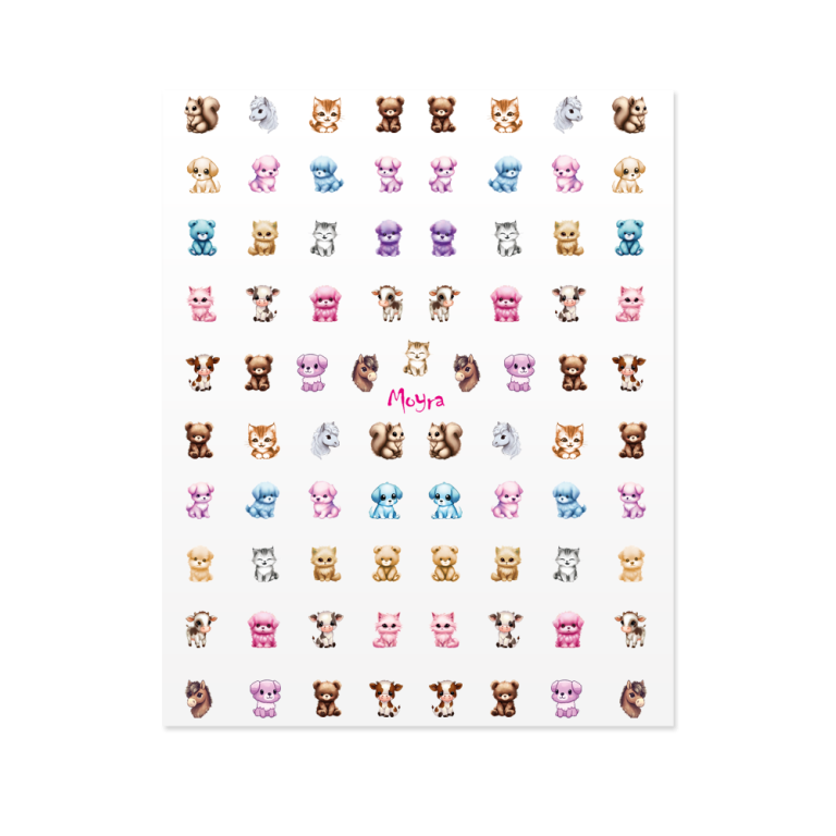 selbstklebende Nail Art Sticker KIDS Nr. 04