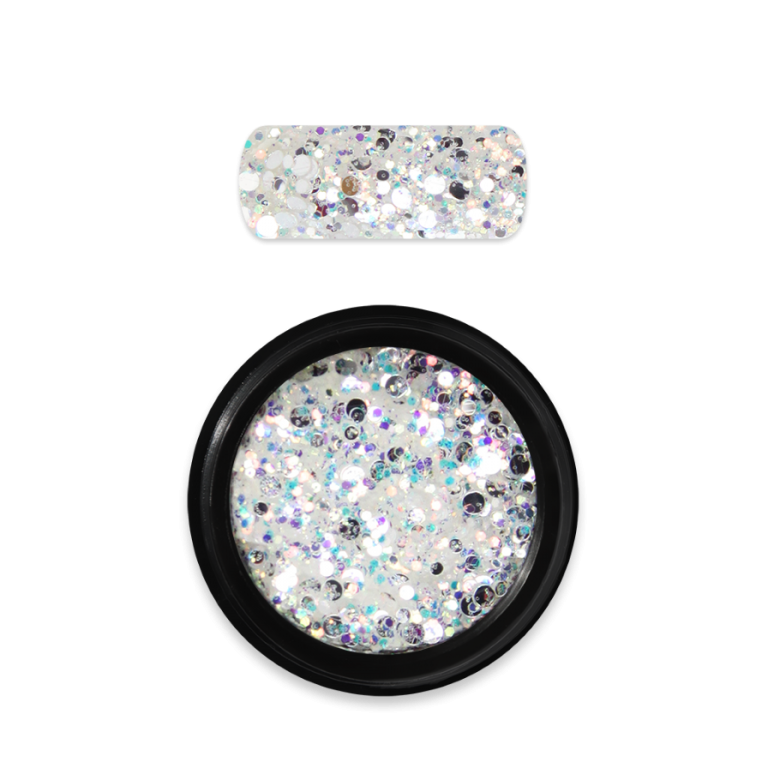 Holo Glitter Mix 05 – Weiss Holo Glitter Mix 05 – Weiss