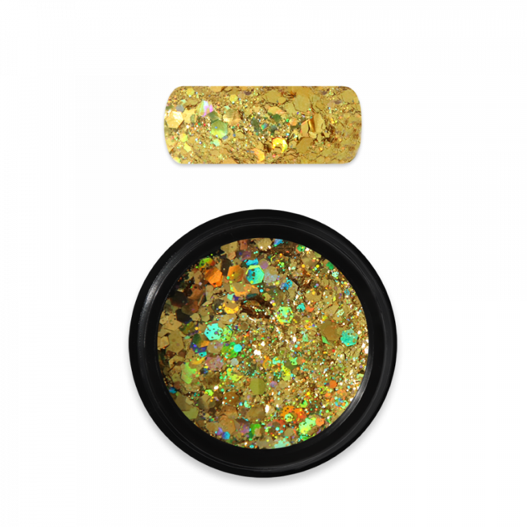 Holo Glitter Mix 07 – Dark Gold Holo Glitter Mix 07 – Dark Gold