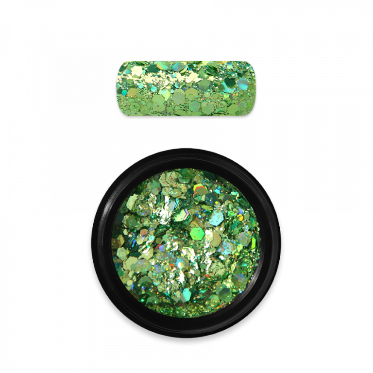 Holo Glitter Mix 08 – Green Holo Glitter Mix 08 – Green